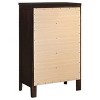 NicBex Modern 5-Drawer Dresser with Wheels, Storage Chest with Metal Glide Drawers for Bedroom/Office/Living Room/Entryway - 4 of 4