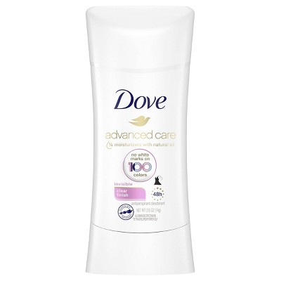 Dove Advanced Care Clear Finish 48-Hour Invisible Antiperspirant & Deodorant Stick - 2.6oz