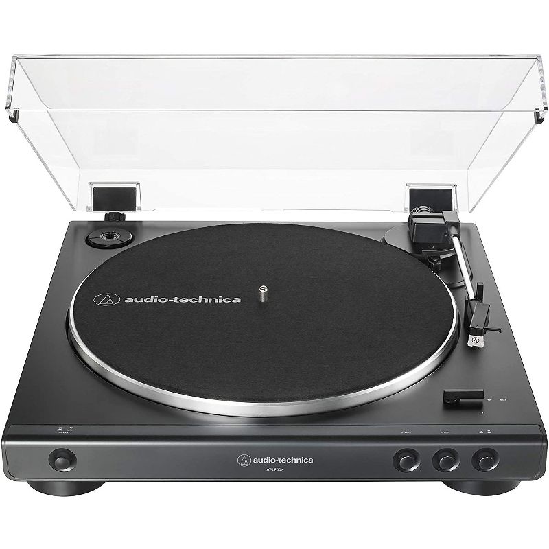 Audio-Technica AT-LP60X-BK Fully Automatic Belt-Drive Stereo Turntable, Black, 2 of 5