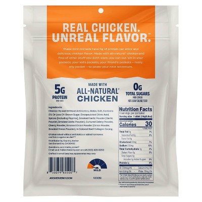 Archer Jerky Chicken Mini Meat Sticks - 4oz/8ct