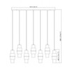 Cayden 7-Light Modern Island Chandelier - Dimmable, Damp Rated, Elegant Design - 2 of 4