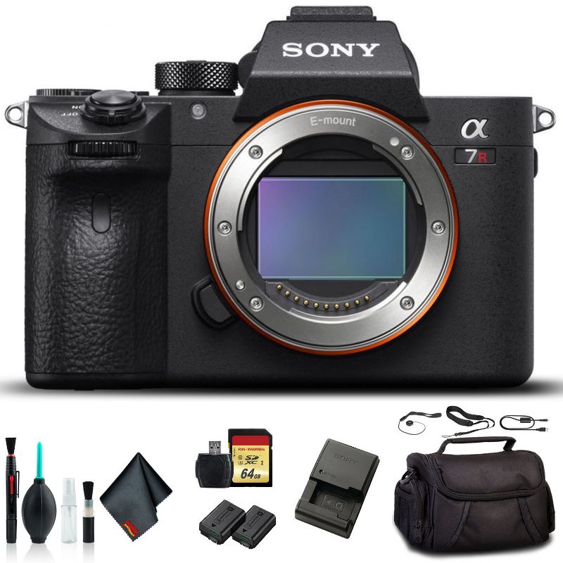 Sony Alpha a7R III Mirrorless Camera ILCE7RM3/B with Soft Bag, 64GB Memory Card, Card Reader, Plus Essential Accessories, 1 of 3