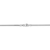 Black Bow Jewelry 1.6mm, 14k White Gold, Round Solid Snake Chain Necklace - 4 of 4