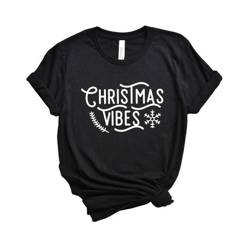 Simply Sage Market Women's Christmas Vibes Snowflake Short Sleeve Graphic Tee - image 1 of 3