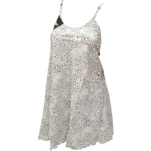 HAPPY BAY Women's Vacay Holiday Summer Beachwear Sleeveless Casual Honeymoon Lounge Beach Dress Slip Chemise 2-4 White_AC973 - 1 of 3