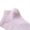 Anna-Kaci Women's 6-Pair Pure Cotton Low Cut Socks Antibacterial Soft Breathable Everyday Comfort Fit - 4 of 4