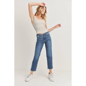 Women's Slender Straight Jeans - JUST USA - 1 of 3