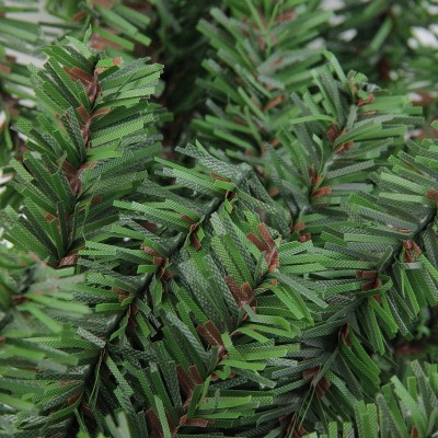 16" Green Pine Artificial Christmas Wreath with Metal Frame