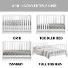 Oxford Baby Oakley 4-in-1 Island Crib - White - 3 of 4
