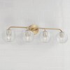 Capital Lighting Dolan 4 - Light Vanity in  Matte Brass - 4 of 4
