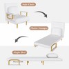 Maliang 3-in-1 Folding Sofa Bed, 5-Position Adjustable Backrest with Pillow, Space-Saving Sleeper for Living Room, Bedroom & Office - 3 of 4