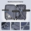 2Pcs Luggage Sets With Spinner Wheels Tsa Lock,20in+28in Luggages Expandable Hardshell Suitcase Lightweight Case For Outdoor Travel Camping Women Men - 4 of 4