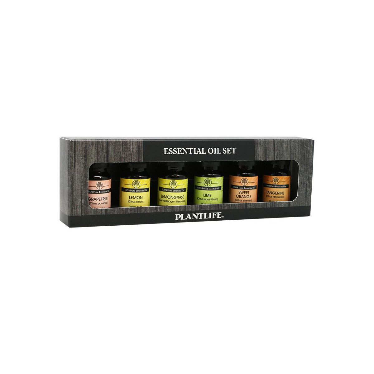 Top 6 Citrus Essential Oil Gift Set (Lime, Lemon, Sweet Orange, Tangerine, Grapefruit, and Lemongrass) – 6/10 ml – 100% Pure Therapeutic Grade