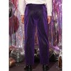 Lars Amadeus Men's Straight Leg Party Nightclub Glitter Metallic Dress Trousers - 3 of 4