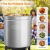ROVSUN 82QT Stainless Steel Seafood Boil Pot with Strainer Basket, Lid & Hook, Versatile Stock Pot for Turkey Frying & Crab, Lobster, Shrimp Boiling - 4 of 4