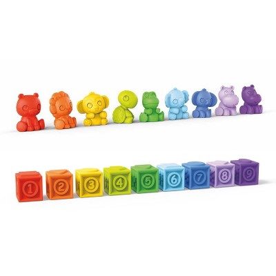 Bright Starts Block and Buddies Holiday Baby Toy Gift Set - 18pc