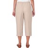 Alfred Dunner Womens Button Hem Denim Capri Pant - 2 of 4