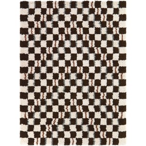 Balta Rugs Checkered Plush Shag Area Rug - 1 of 4