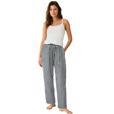 ellos Plus Size Cotton Sleep Pant With Pockets