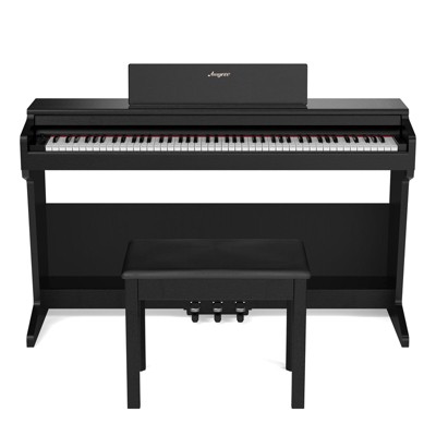 Garvee Digital Piano, Full Size 88 Key Weighted Hammer Professional Home Digital Piano, Stand Electric Piano for Beginner/Adults with Furniture Stand