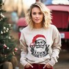 Simply Sage Market Women's Graphic Sweatshirt  Santa's Coming To Town Peace - 2 of 4