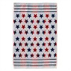 2pc Red White and Stars Hand Towel Set - SKL Home: Cotton Jacquard Terry, Midweight, Machine Washable - image 4 of 4