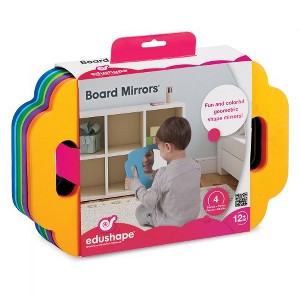 Edushape Infant and Toddler Easy Grasp Shape Mirrors - Set of 4 - 1 of 4