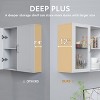 24Inch W Kitchen Wall Cabinets with 4 Acrylic Glass Doors for Kitchen, Laundry,or Bathroom - 2 of 4