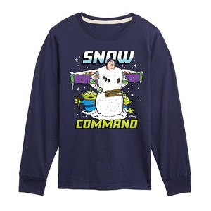 Boys' - Disney - Snow Command Long Sleeve Graphic T-Shirt - 1 of 4