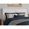 AFI Furnishings AFI Canyon Solid Wood Rustic Farmhouse Headboard King in White - 2 of 4