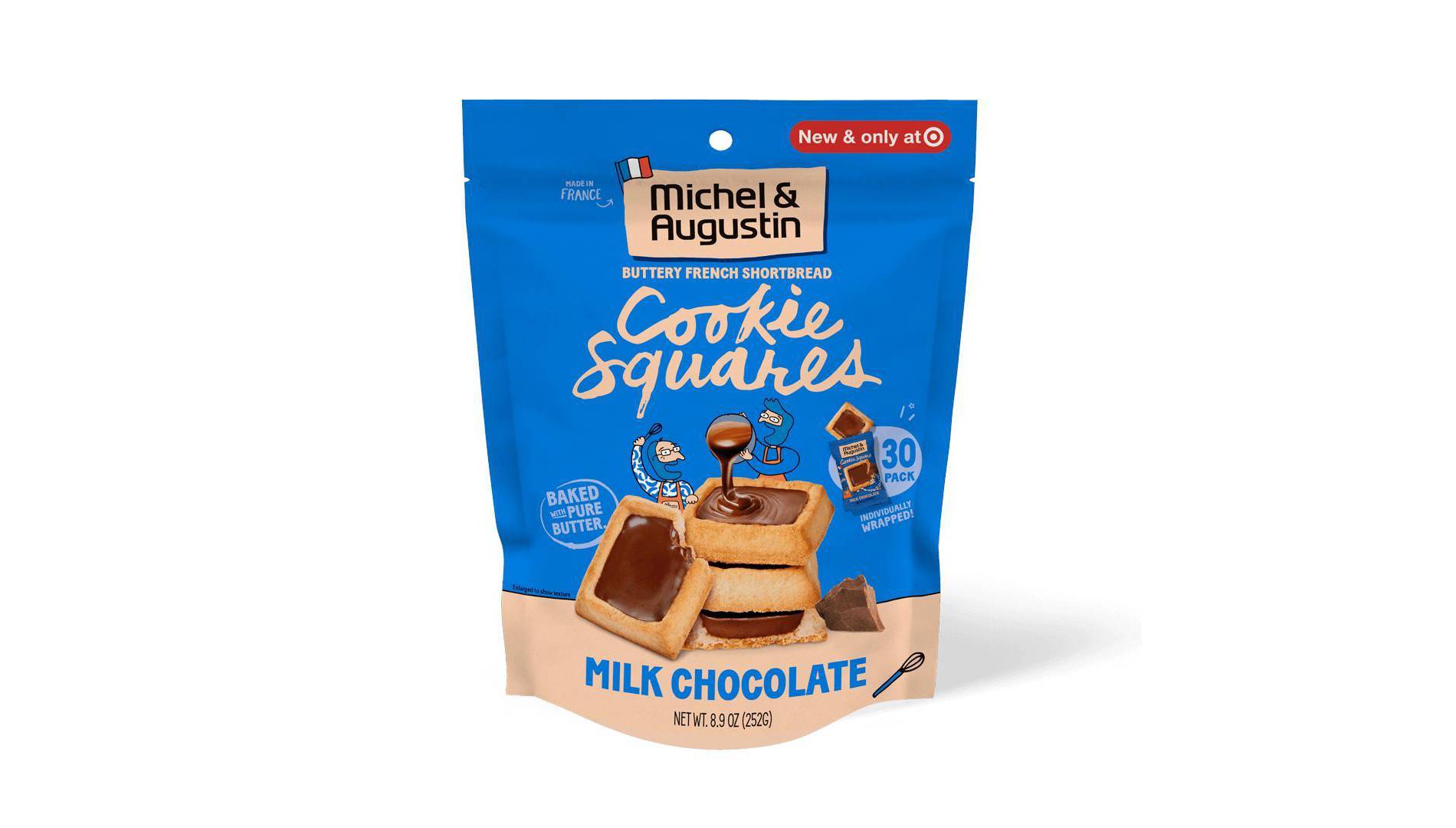 Michel et Augustin Milk Chocolate Cookies - 8.9 oz