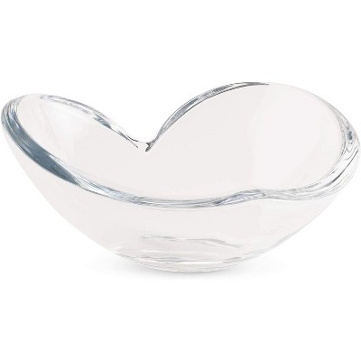 Nambe Glass Heart Bowl, Jewelry Catch-All Bowl, Gift for Candy Lovers, Valentines Day, Mothers Day, or Anniversary