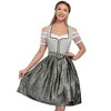 KOJOOIN Costume Women's Cosplay Dress Traditional Costume Carnival Outfit Army green - 2 of 4