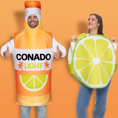 SYNCFUN Couples Halloween Costumes, Adult Couple Lime and  Bottle Costume for Halloween Cosplay Parties