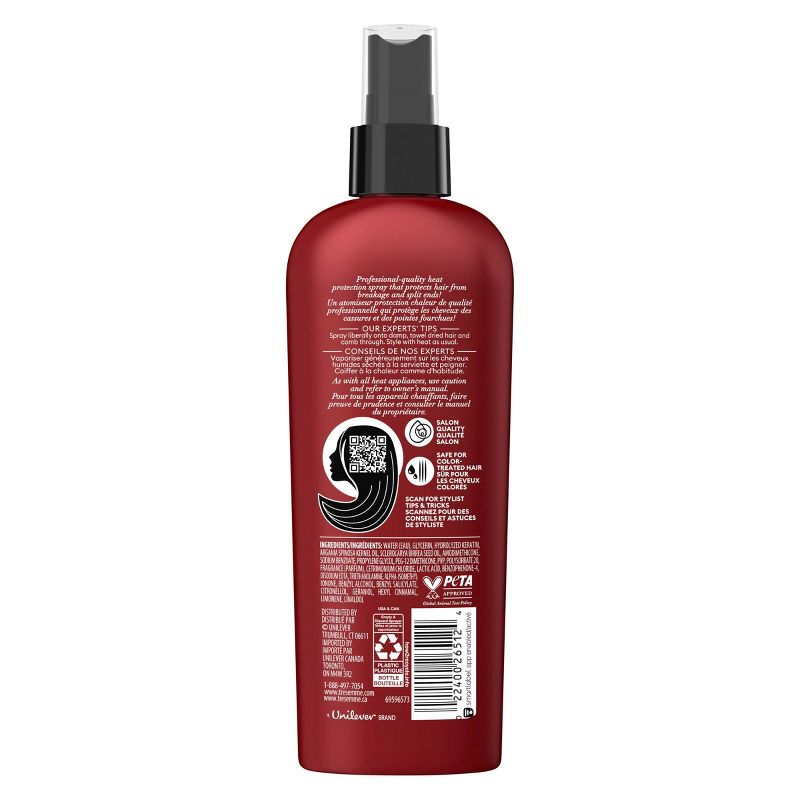 Tresemme Heat Protect Spray for 5-in-1 Anti-Frizz Control Keratin Smooth with Marula Oil - 8oz, 4 of 12