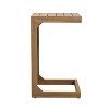 Christopher Knight Home Grein C-shape Acacia End Table - 4 of 4