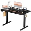 Black Adjustable Height Desk With Features An Led Display And Less Than 055Db,Unit For Living Room/Bedroom /Home /Office-Cuddlewood - 3 of 4