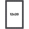 PosterPalooza | Linear Black Picture Frame - UV Acrylic, Foam Board Backing, Hanging Hardware - 2 of 4