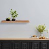 Kiera Grace 23"x4" Wall Shelf Brown: MDF Floating Storage - 3 of 4