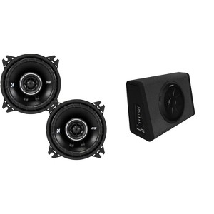 Kicker 11PT250 Powered Enclosure & 43DSC404 4" Bundle - 1 of 4