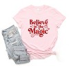 S.W.Smiley Believe in Magic Sparkle - Women's Short Sleeve Graphic T-Shirt - 2 of 4