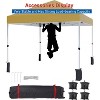 GustoWave Portable Outdoor 10x10 Ft Pop Up Canopy Tent, Waterproof and UV Protection - 4 of 4