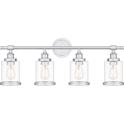 Quoizel Lighting Dixie 4 - Light Vanity in  Polished Chrome