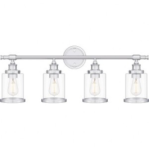 Quoizel Lighting Dixie 4 - Light Vanity in  Polished Chrome - 1 of 4