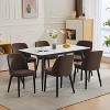 Upholstered Dining Chairs, Modern Kitchen Chairs with Thick Cushions - 3 of 4