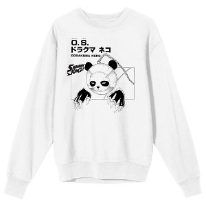 Shaman King Manga Xiong-Xiong Crew Neck Long Sleeve White Adult Sweatshirt - 1 of 3