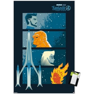 Trends International Marvel Fantastic Four: First Steps (2025) - Illustration Unframed Wall Poster Prints - 1 of 4