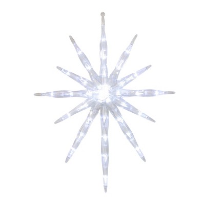 47 LED Lighted Twinkling Cool White Snowflake Christmas Outdoor Decoration