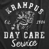 Womens Krampus Day Care Service T Shirt Funny Saint Nicholas Folklore Joke Tee For Ladies - Crazy Dog Women's T Shirt - image 2 of 4