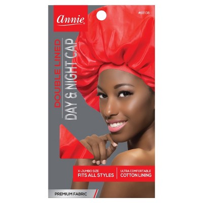 Annie Deluxe Jumbo Day and Night Cap - Red
